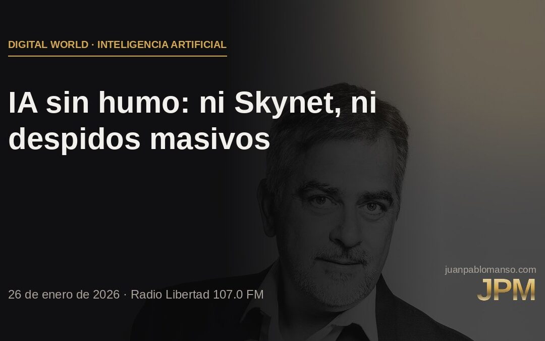 IA sin humo: ni Skynet, ni despidos masivos. Solo negocio, datos y sentido común